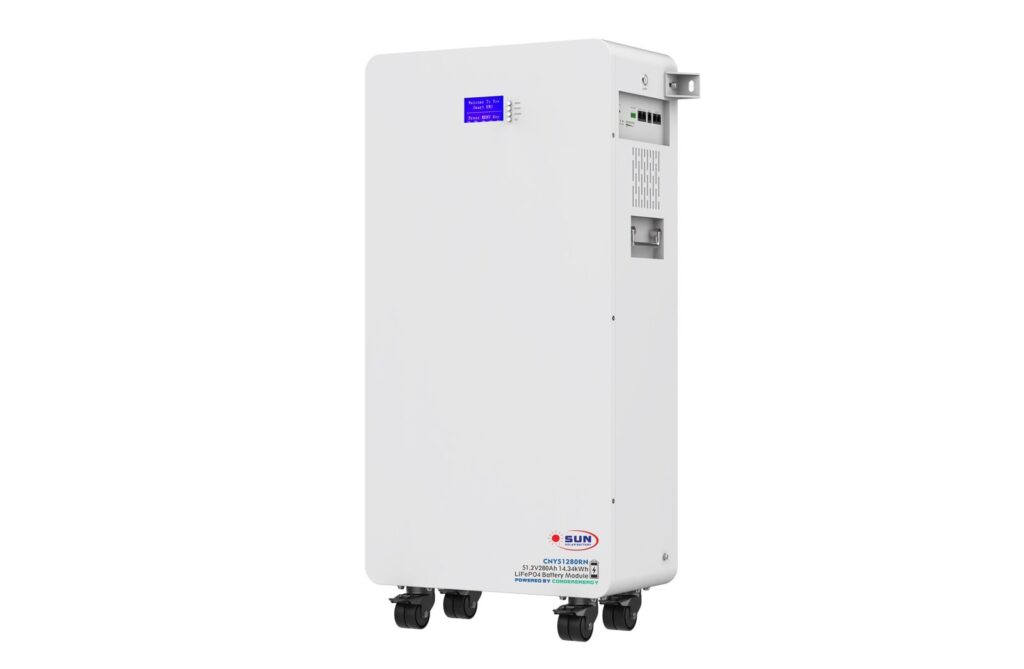 SUN 51.2V 280AH 14.34KWH A-GRADE LITHIUM BATTERY CNY51281RN