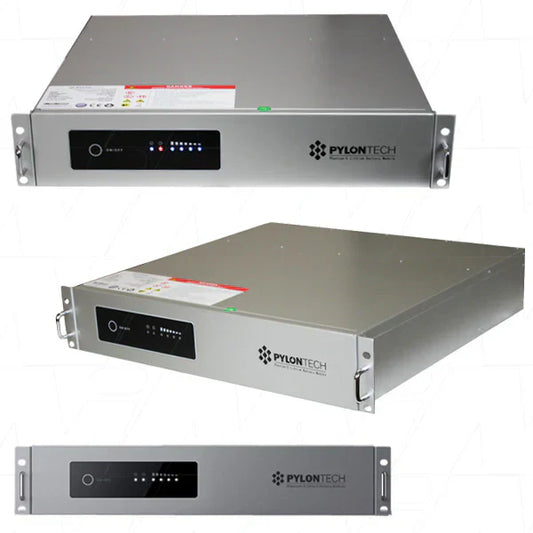 Pylontech LiFePO4 Battery 19″ 48V 50Ah 2400Wh 15S2P Premium Look Rack Mount Metal Enclosure + Cables PHANTOM-S