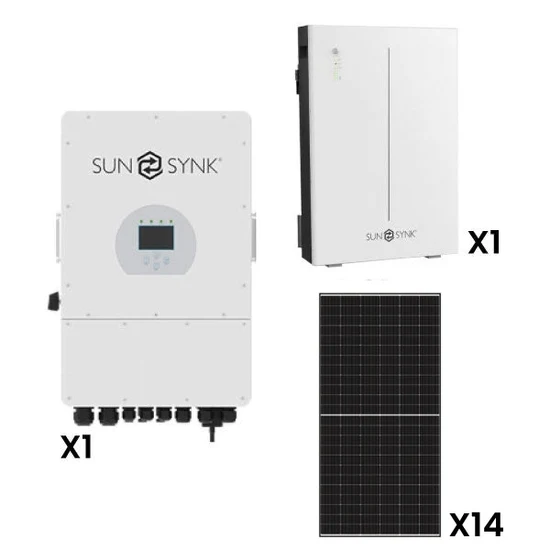 Sunsynk 12kW Solar, Inverter & Battery Combo Deal – 1 X Sunsynk 12kW Inverter, 1 X 10kW Sunsynk Lithium Ion Battery & 14 X Sunova 585W Solar Panels